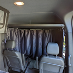 180 Black Out Curtain Installed