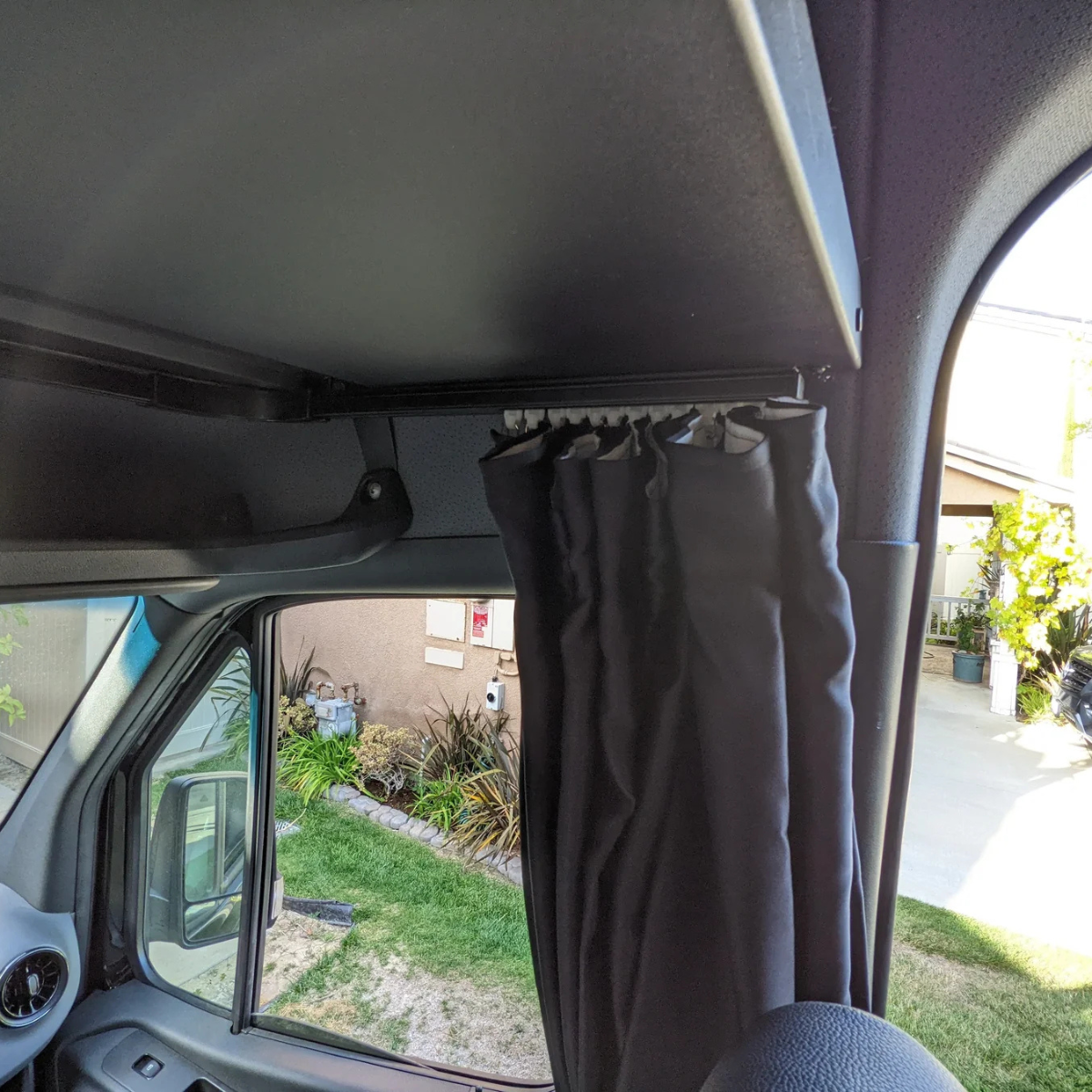 Opened curtain on 180 Blackout Curtain