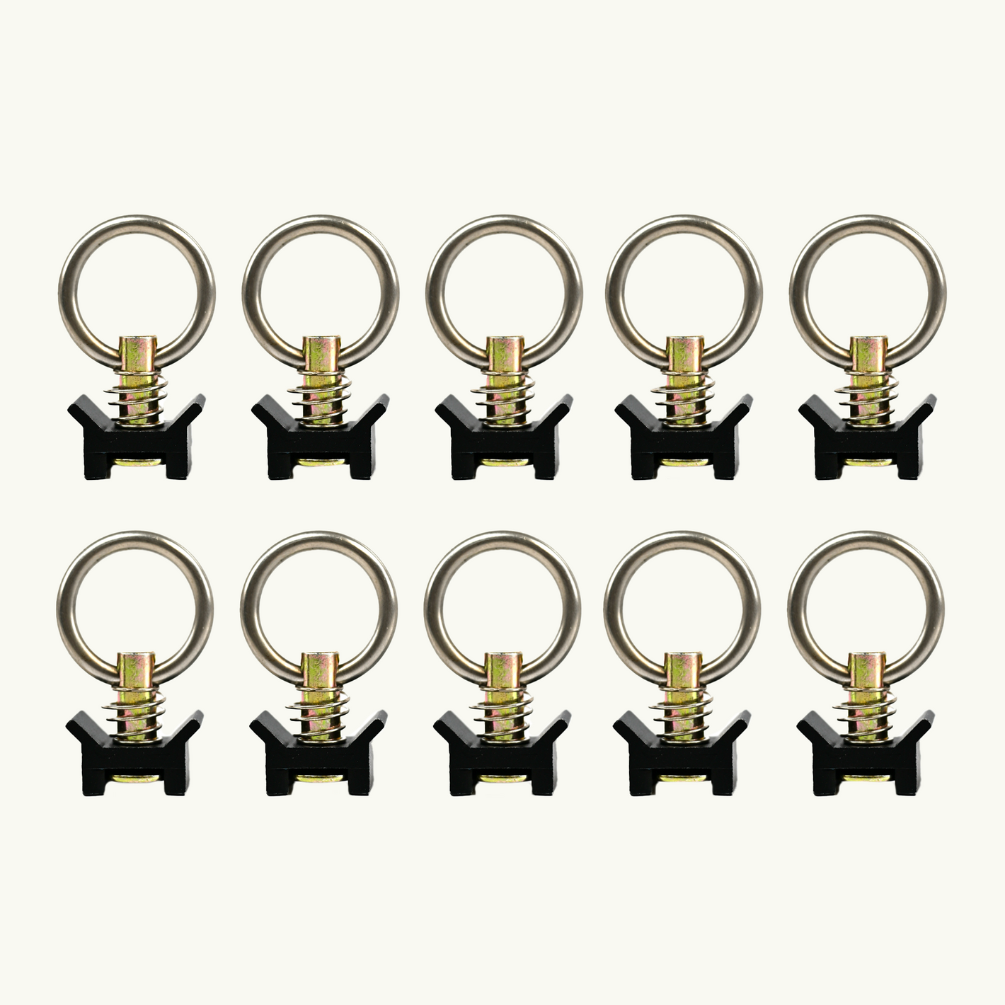 Venture L-Track Adjustable Tie Down Ring (10 Pack)