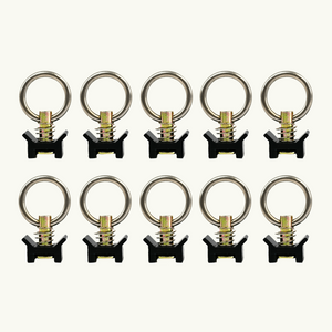 Venture L-Track Adjustable Tie Down Ring (10 Pack)