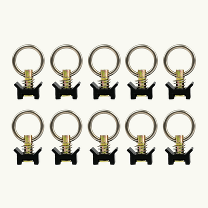 Venture L-Track Adjustable Tie Down Ring (10 Pack)