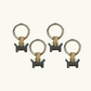 Venture L-Track Adjustable Tie Down Ring (4 Pack)