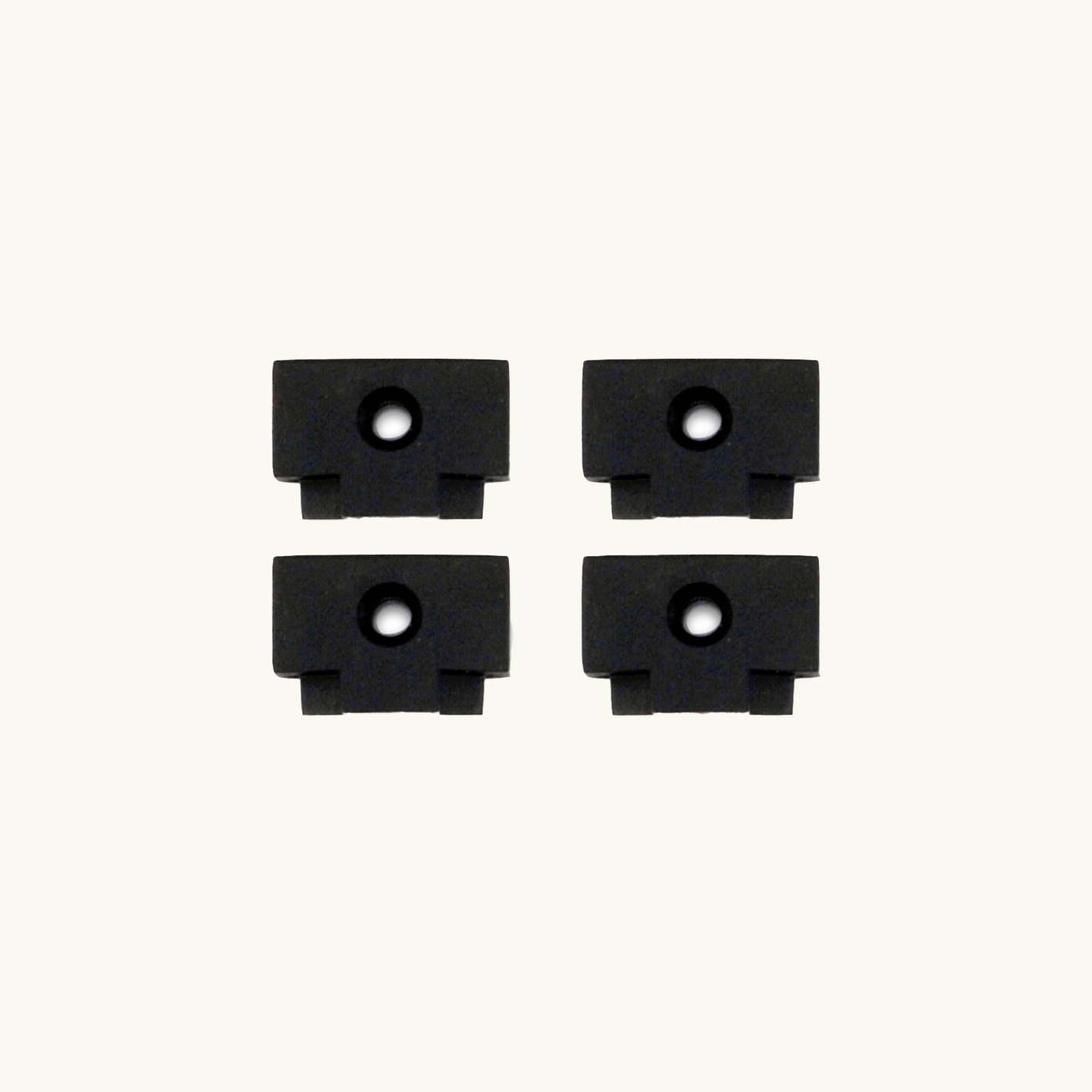 Venture L-Track Rectangle End Caps (4 Pack)