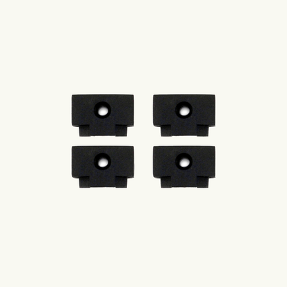 Venture L-Track Rectangle End Caps (4 Pack)