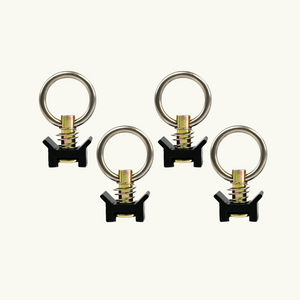 Venture L-Track Adjustable Tie Down Ring (4 Pack)