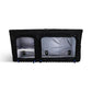 Soft Sided Upper Storage L-Track Cabinet (36" - Profile View/unzipped)