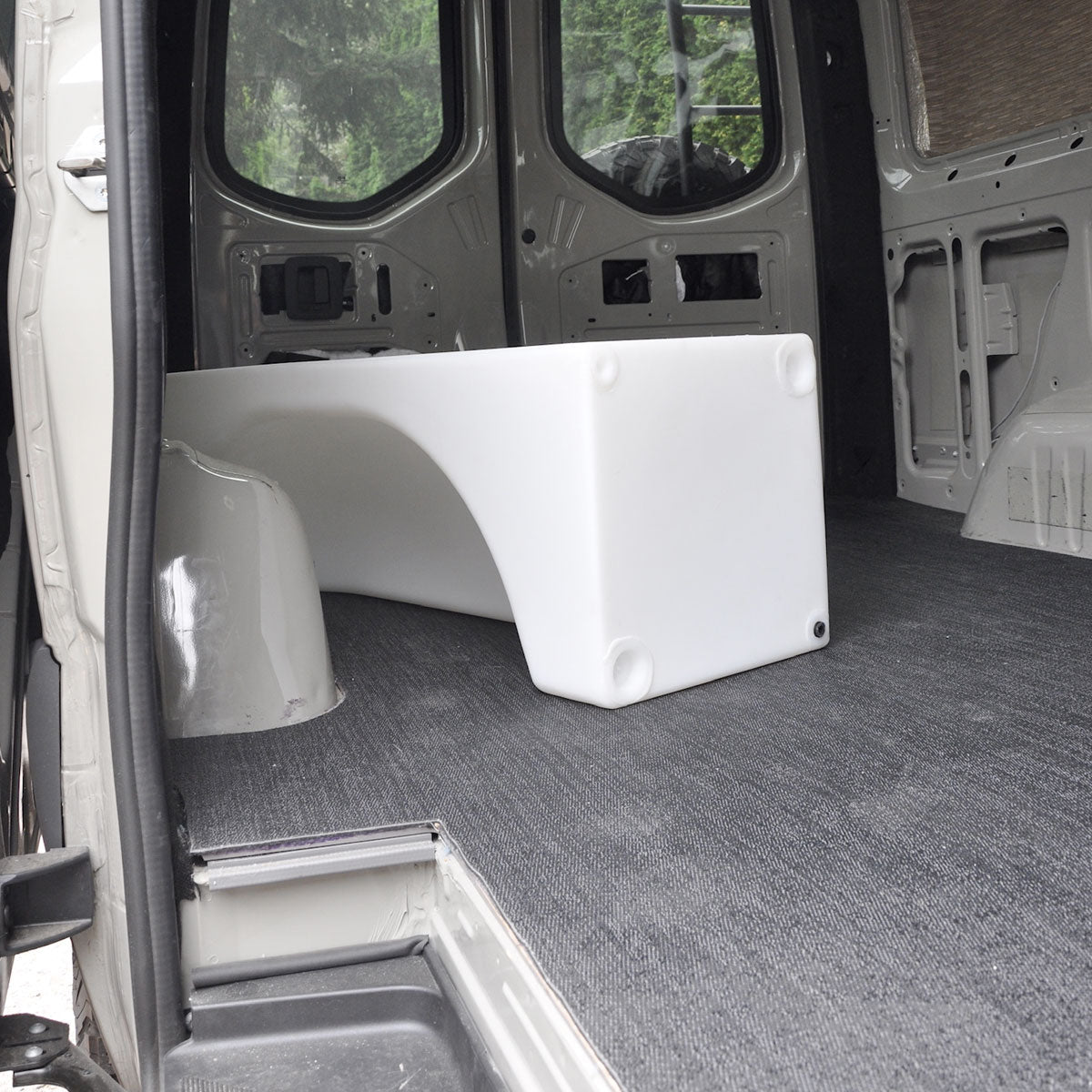 36 Gallon Water Tank for Sprinter Vans - passenger side near wheel well