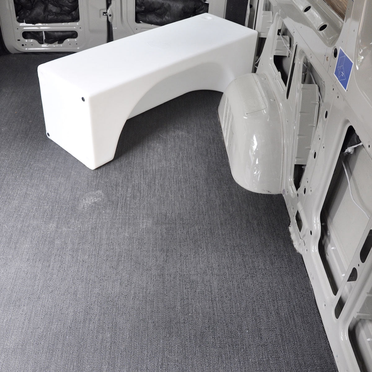 36 Gallon Water Tank for Sprinter Vans - next to the driver side wheel well