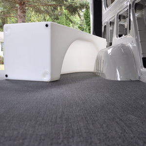 36 Gallon Water Tank for Sprinter Vans - next to the wheel well