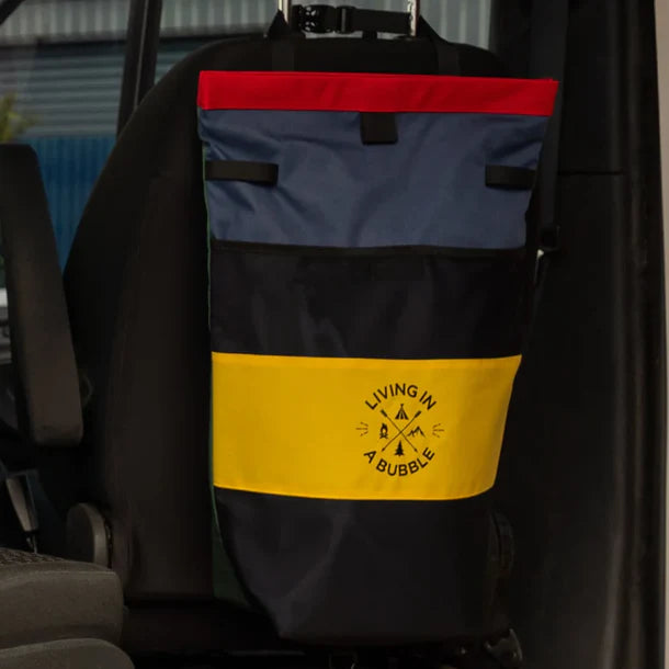 Seat Back Storage Bag with Wet & Dry Separation