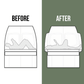 Capsule Set for Sprinter Vans - Before and after photo