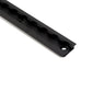 2 Pack of Low-Profile Recessed Venture L-Track - side view in black