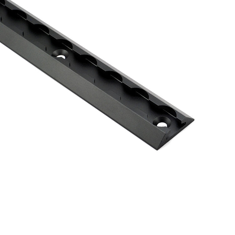 2 Pack of Angled L-Tracks - side view