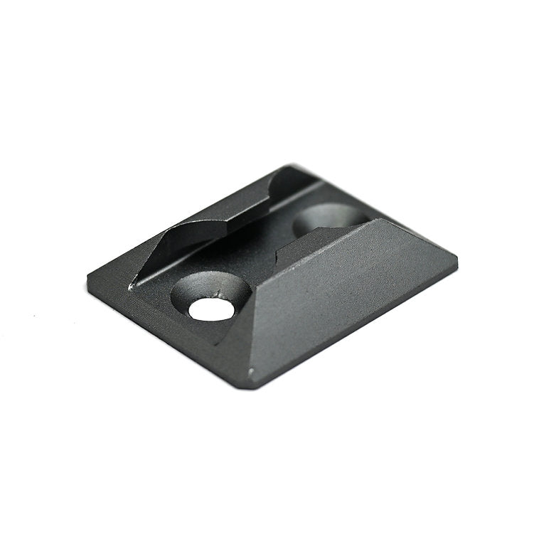 2 pack of Single Stud Mount for L-Track - profile view