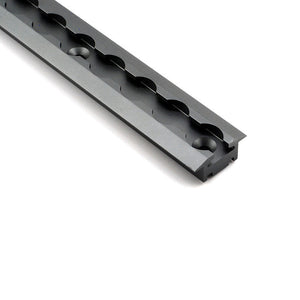 2 Pack of Recessed Deep Venture L-Track - side view