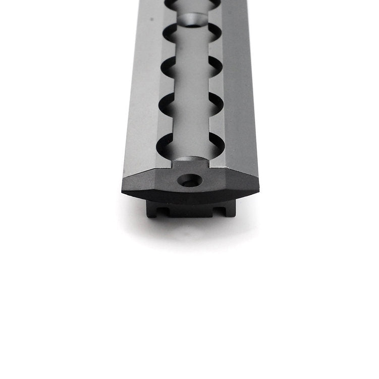 4 Pack of End Caps for Recessed L-Track - installed
