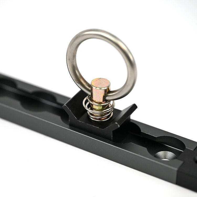 L-Track Single Stud with Stainless Steel Ring (installed)