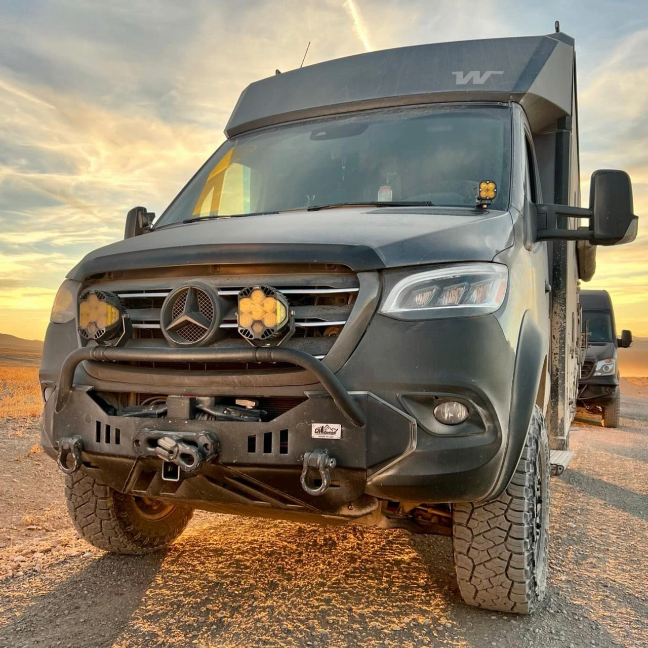 Aero Hood Spoiler On A Sprinter