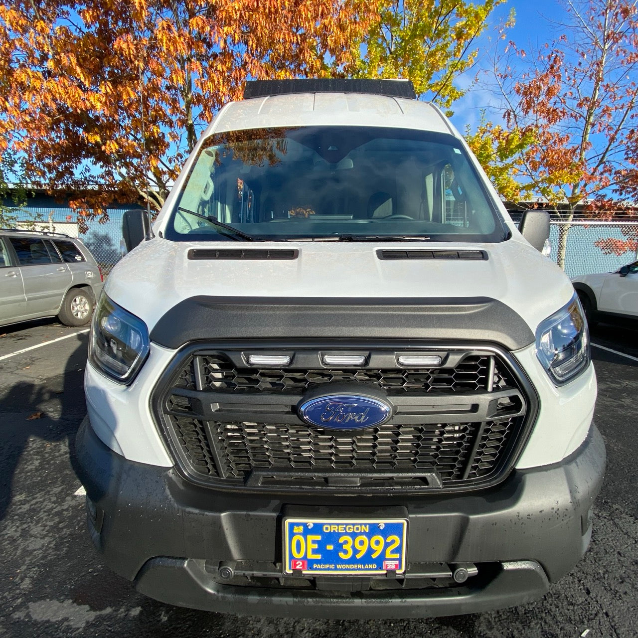 Aero Hood Spoiler Transit Vans 