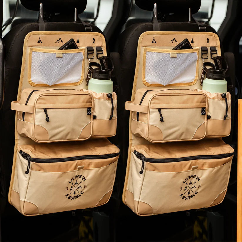 Seat Back Storage Pair In Beige