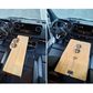 Installed bamboo flip table fully open or one side closed