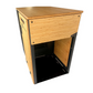 Drop down table on fridge cabinet