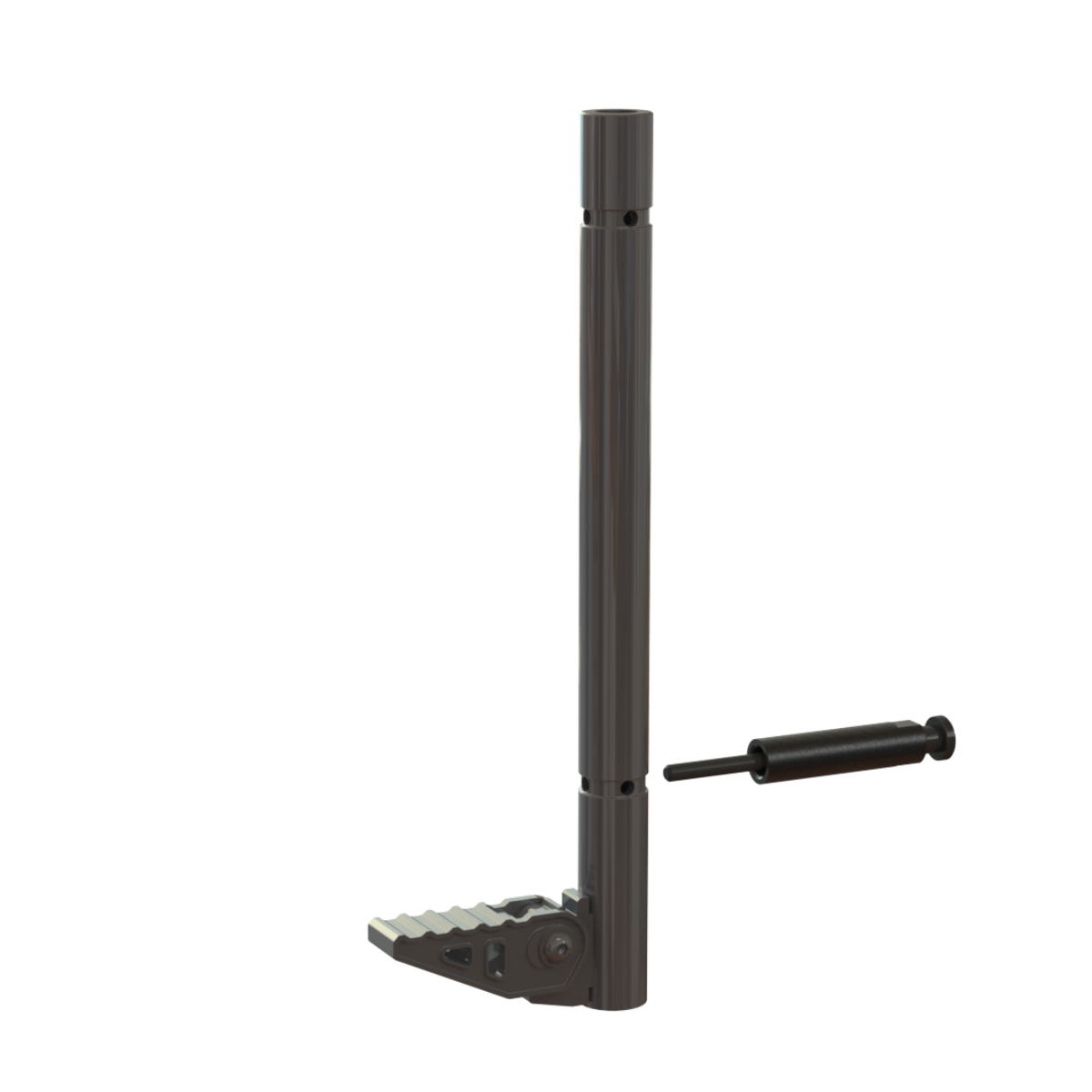 Easy step kit for rear ladder