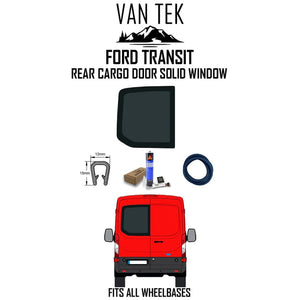 Ford Transit Rear Cargo Door Solid WIndow