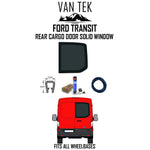 Ford Transit Rear Cargo Door Solid WIndow