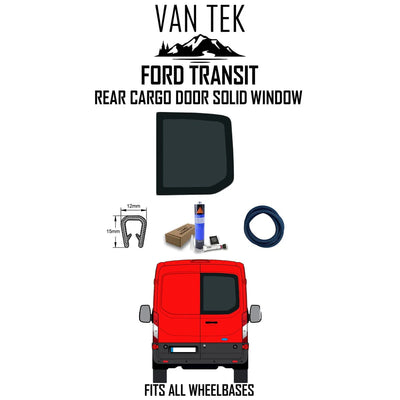 Ford Transit Rear Cargo Door Solid WIndow