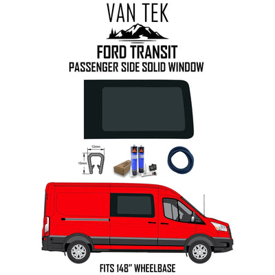 Ford Transit Passenger Side Solid Window