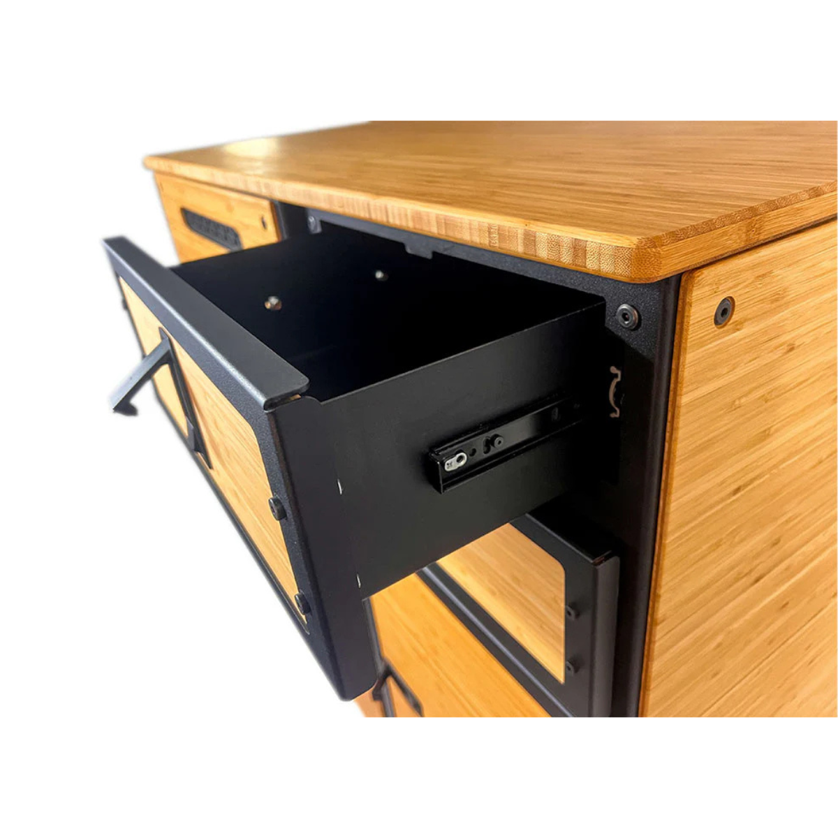 Grub Galley - Universal Fit & Compatible with Most Vans - view with drawer open