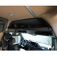Headliner shelf with open soft cover