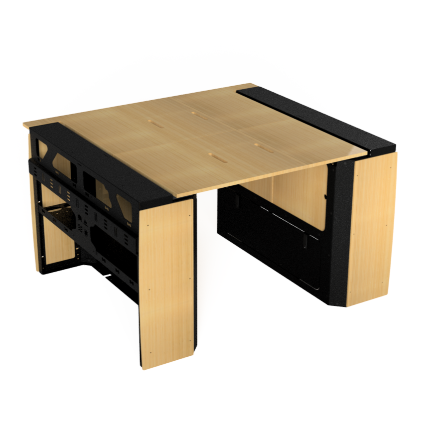 Hercules Bed & Storage System - Sprinter, Promaster and Transit Vans In Bamboo
