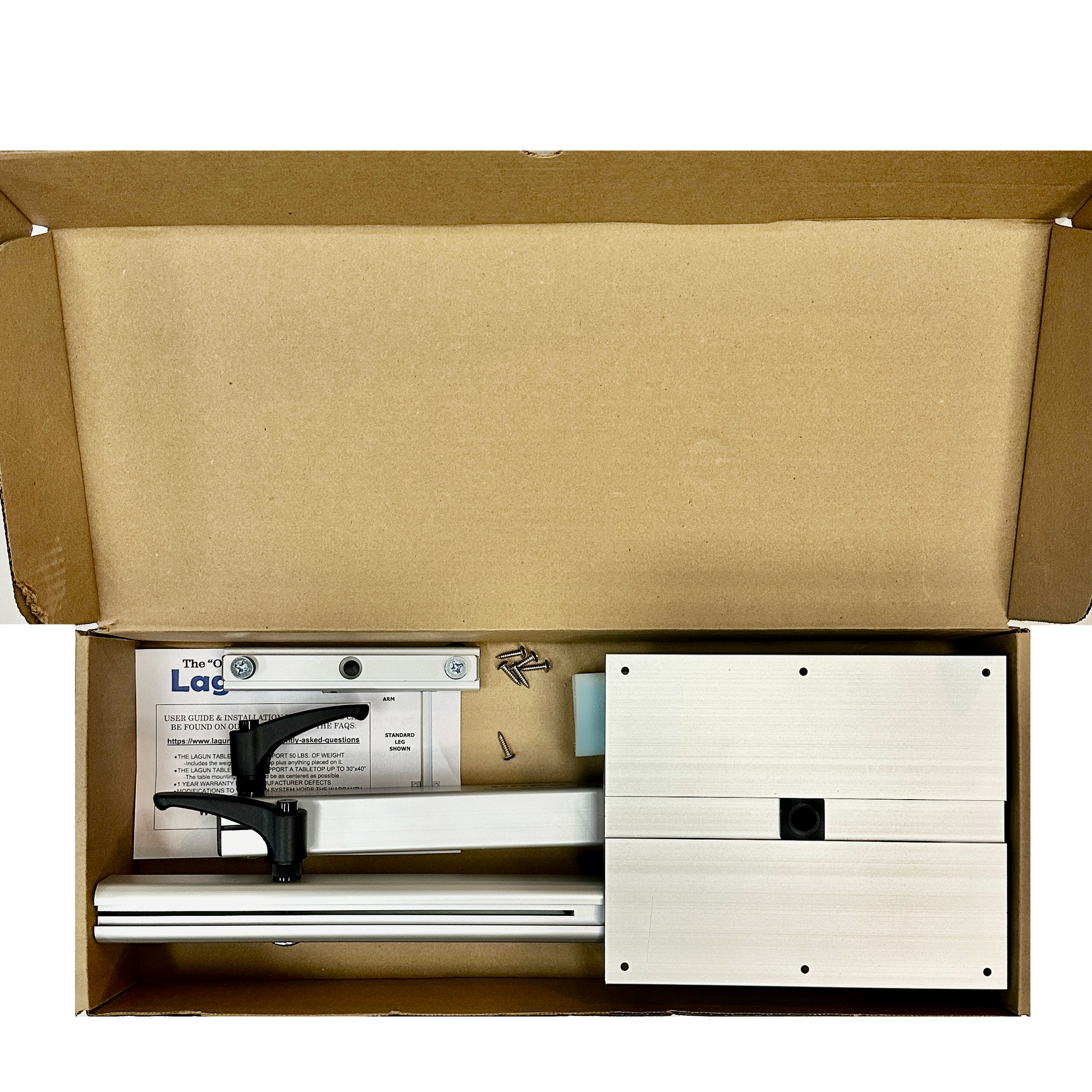 Lagun Table System - What's in the box