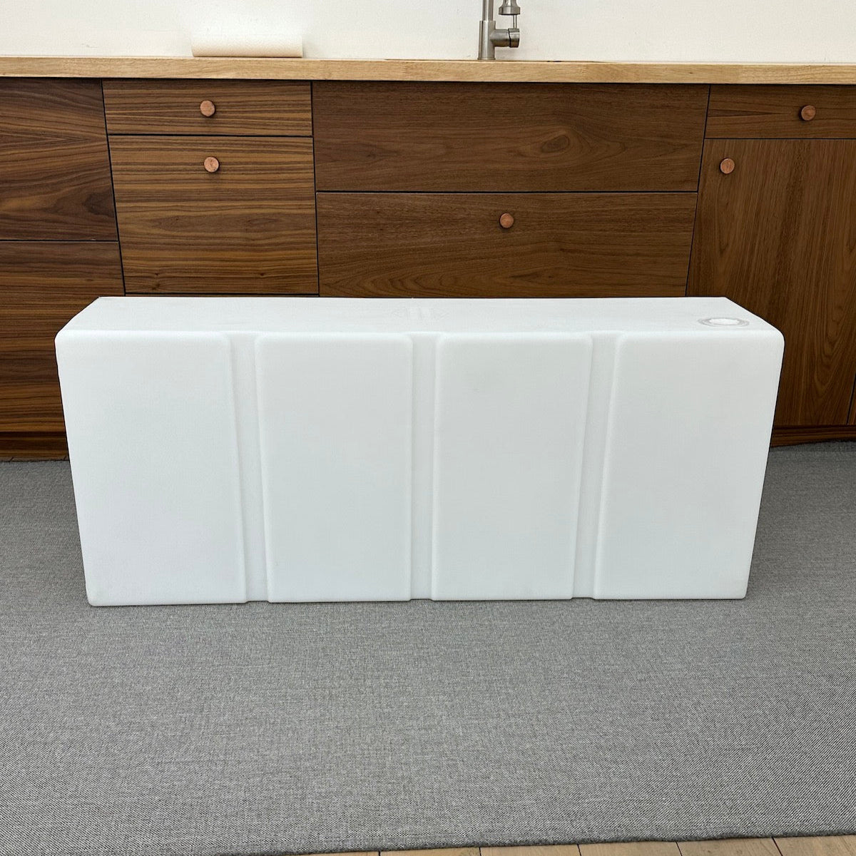 33 Gallon Water Tank for Sprinter Vans - front profile view