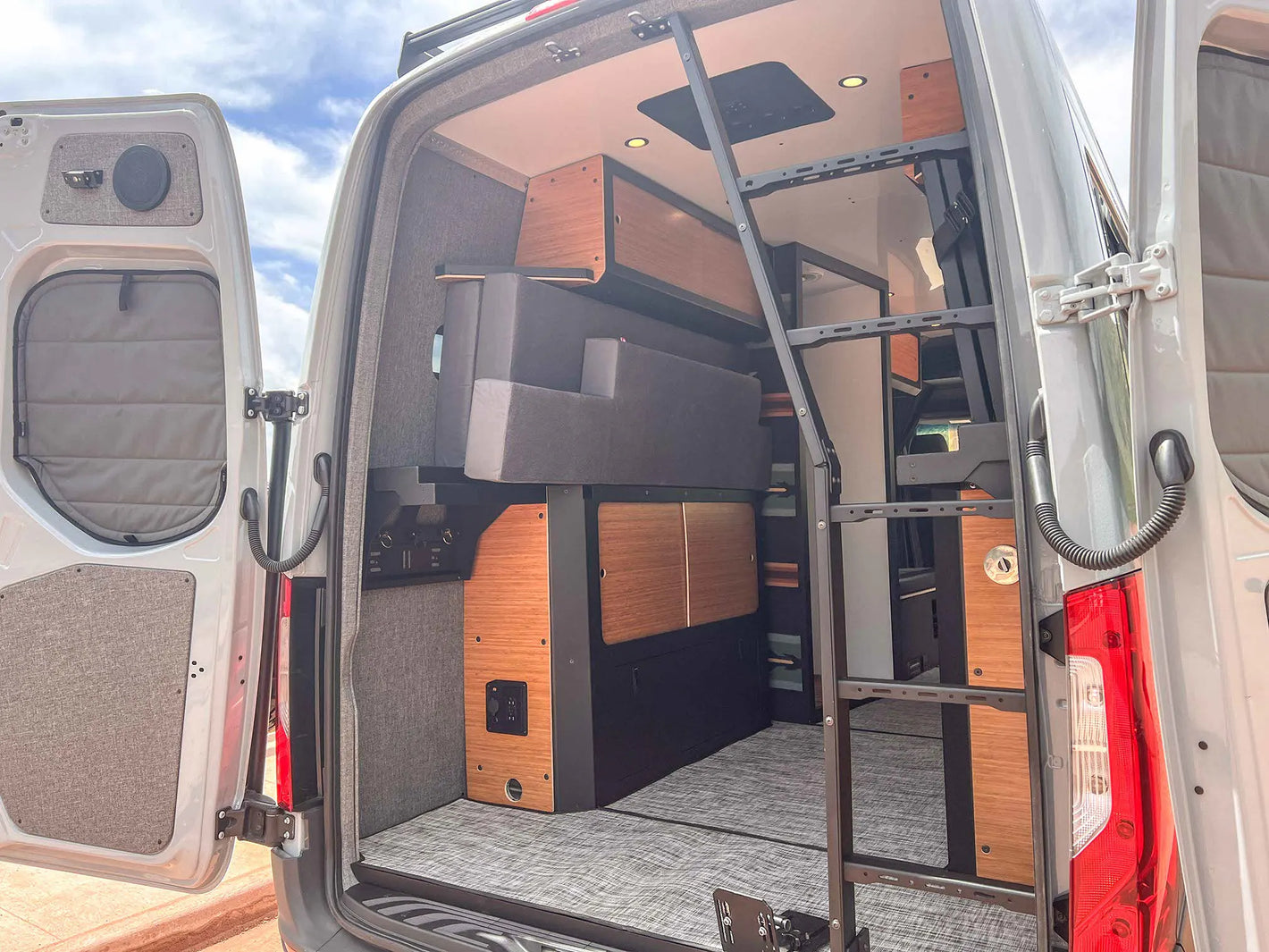 Nomad Bed and Storage Installed