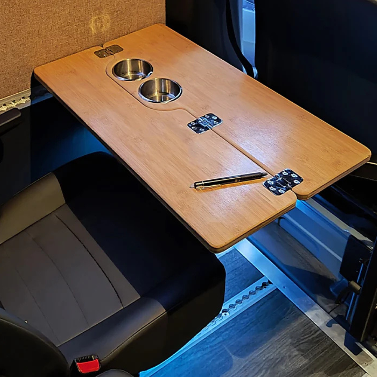 Installed Swivel Table Mount with Table Top
