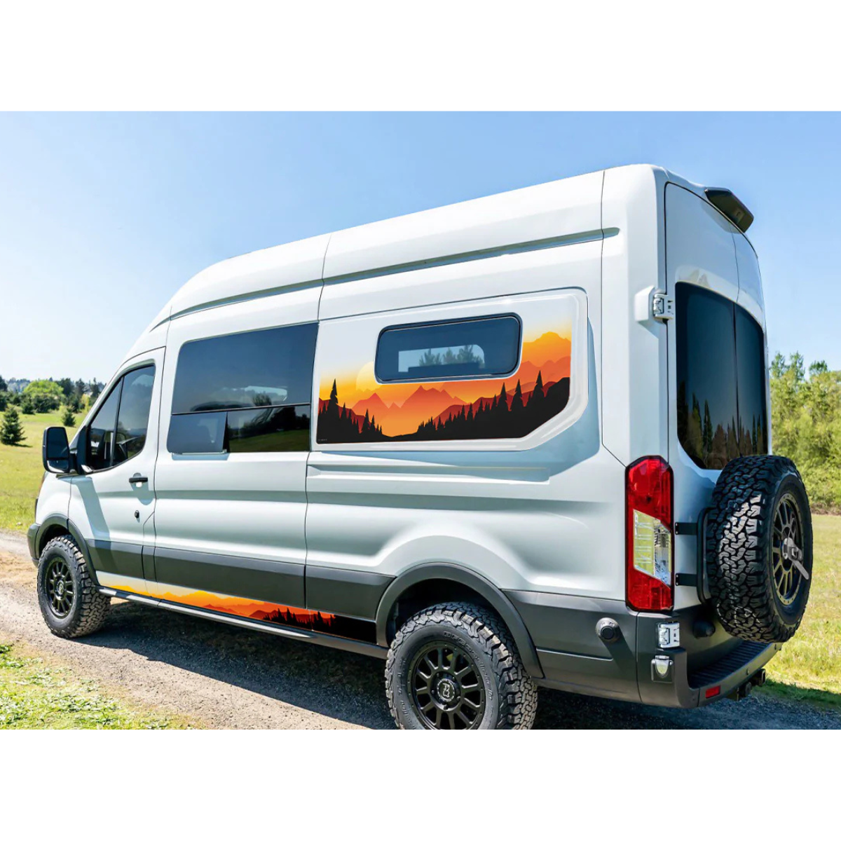 Installed Transit Rig Wrap