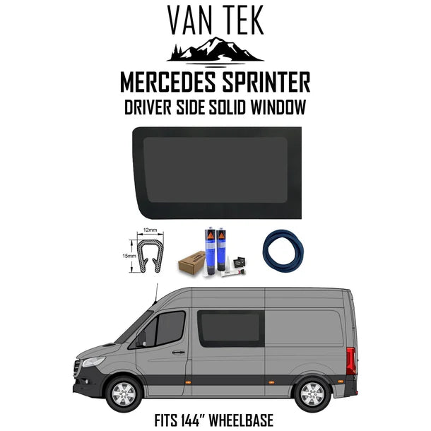 Mercedes Sprinter Driver Side Solid Window