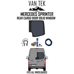 Mercedes Sprinter Rear Cargo Door Solid Window