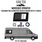 Mercedes Sprinter Passenger Side Sliding Rear Quarter Window With Fly Screen