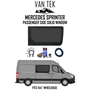 Mercedes Sprinter Passenger Side Solid Window 