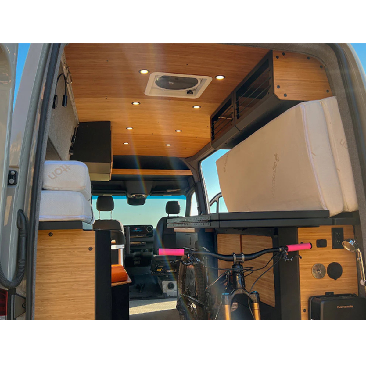 Nomad Mattress Sprinter 144 Folded with Murphy Bed System