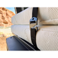 Nomad Mattress buckled to murphy bed system in Sprinter