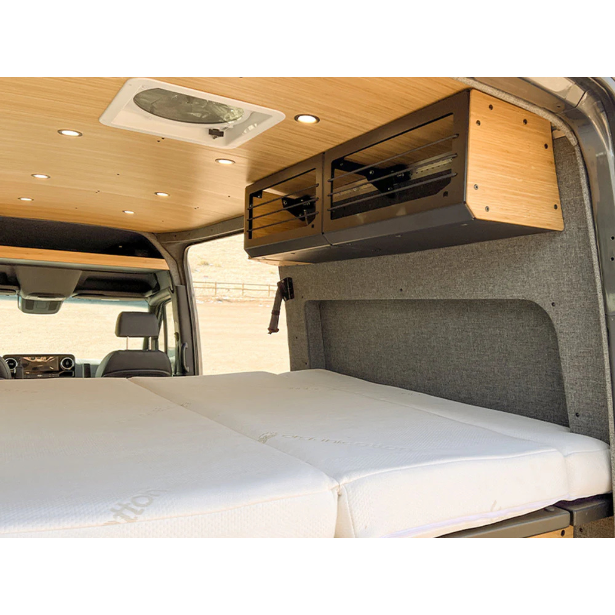 Installed Nomad Mattress in Sprinter 14 with Flares