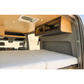 Murphy bed system in Sprinter van with nomad mattress