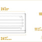 Stash Cab - 24" Open Slim for Sprinter, Transit and Promaster Vans