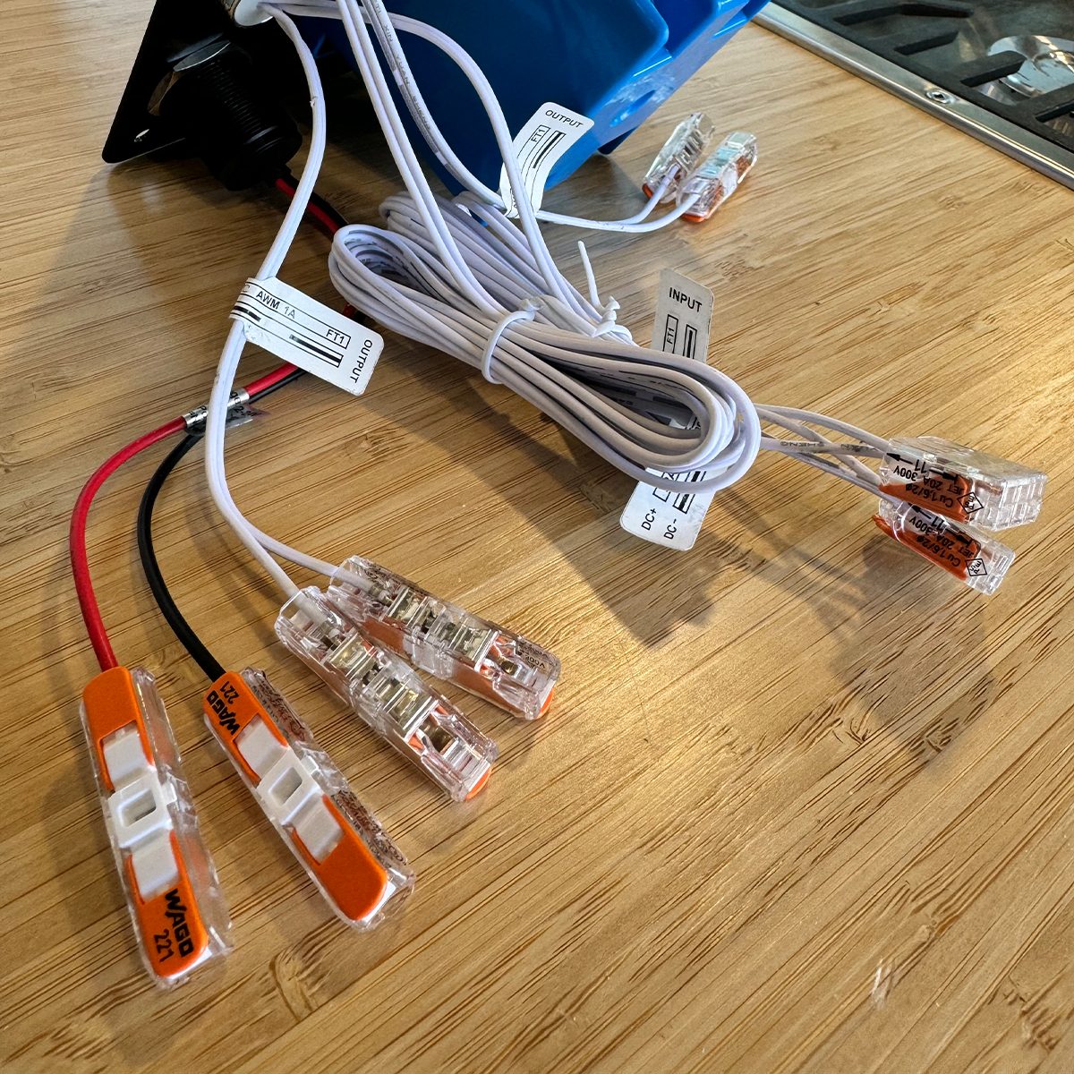 Power Plate - Cables on the Back