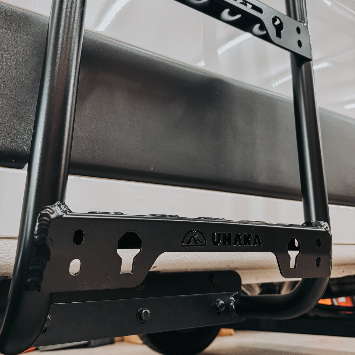 Bottom View of Promaster Side Mount Ladder